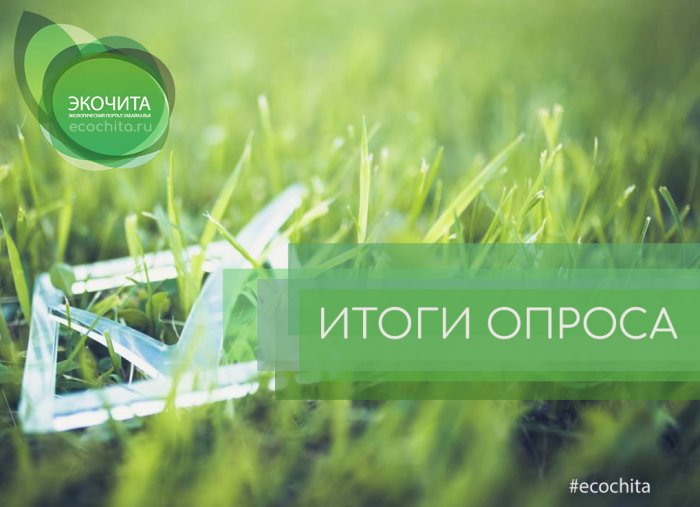 Подведены итоги опроса «Нужен ли нашему краю новый креативный проект «Экологический медиа портал Забайкальского края»?»